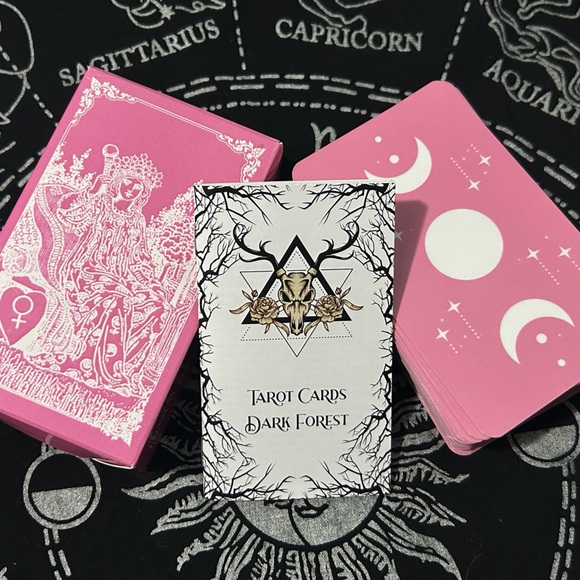 Other - The Rider Waite Tarot Deck in Pink White by Dark Forest